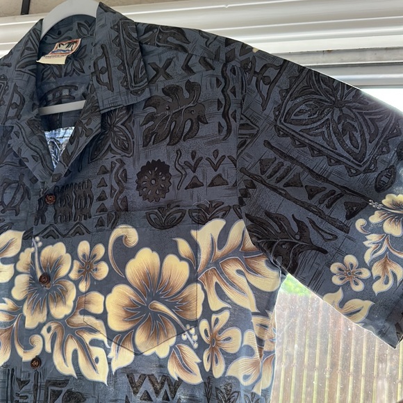Vintage Men’s Hawaiian Togs cotton shirt size L - Picture 4 of 11
